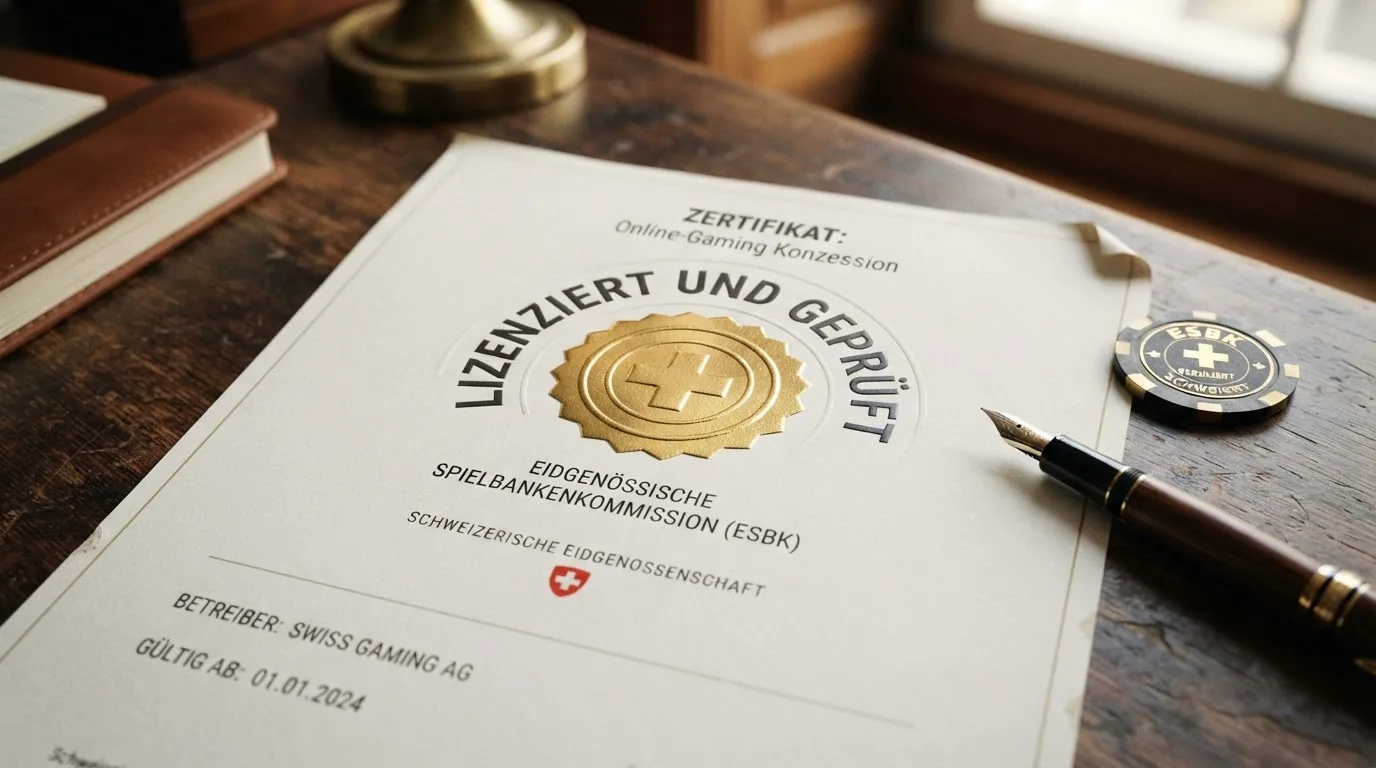 Offizielles Logo oder Siegel der Eidgenössischen Spielbankenkommission